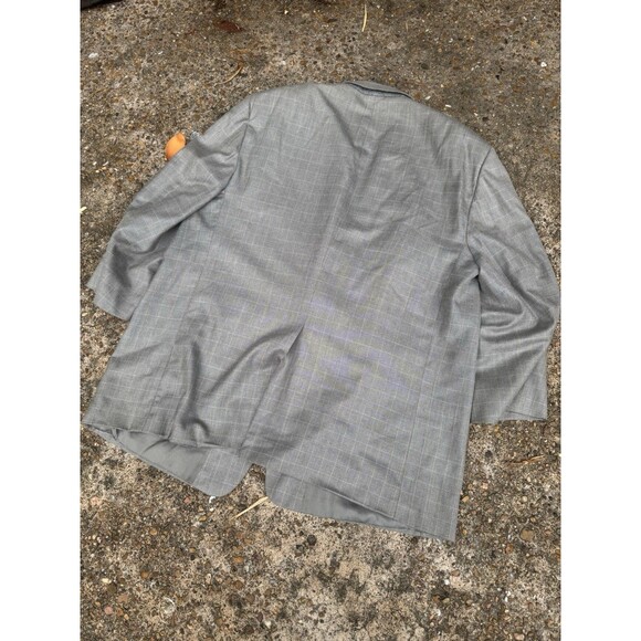 Burberry Sports Coat Men's Jacket Size 54R Plaid Two Button Blazer - Picture 2 of 9